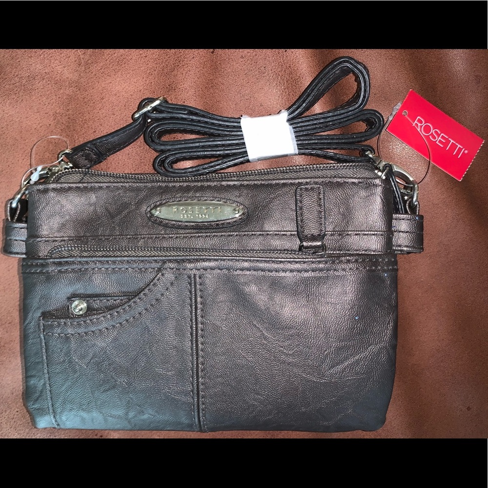 *NWT* Genuine Leather Rosetti Anita Crossbody Bag